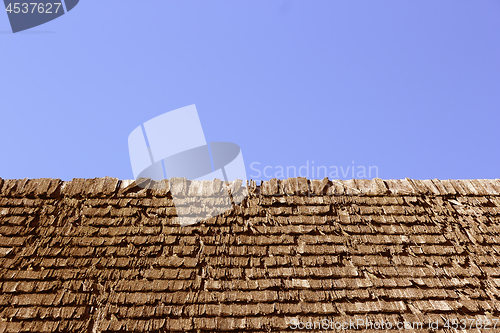 Image of abstract image of shingle roof