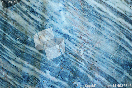 Image of blue marble in quarry 