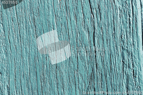 Image of spruce plank painted in blue