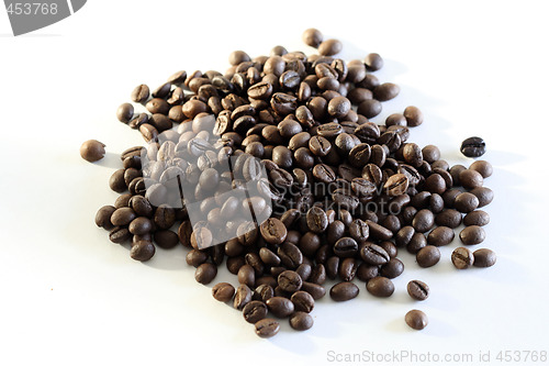 Image of Fragrant fried coffee beans 