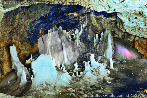 Image of detail in Scarisoara glacier