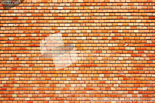 Image of texture of orange brick wall