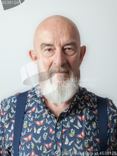 Image of old man portrait