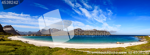 Image of Beach Lofoten archipelago islands beach