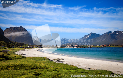 Image of Beach Lofoten archipelago islands beach