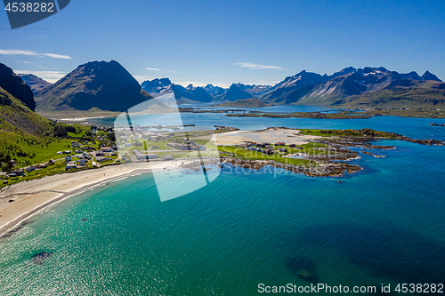 Image of Beach Lofoten archipelago islands beach