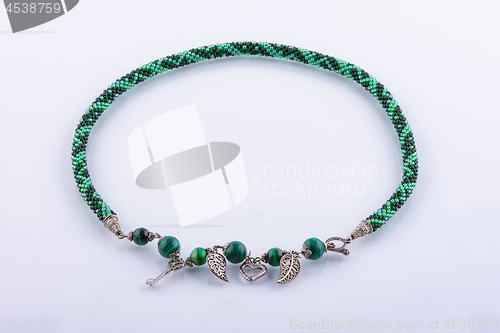 Image of Handmade small bead necklace