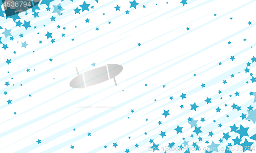 Image of blue stars background