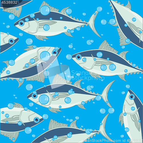 Image of Decorative background of sea commercial fish tunny