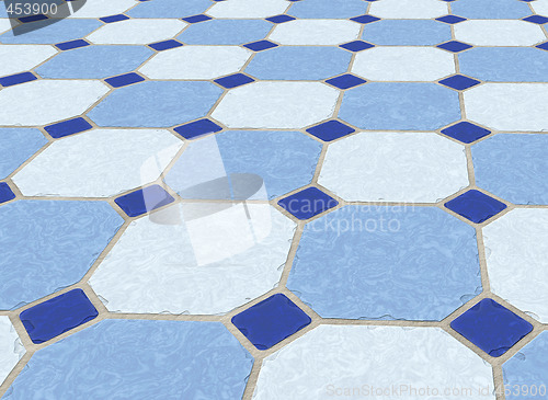 Image of marble tiled floor