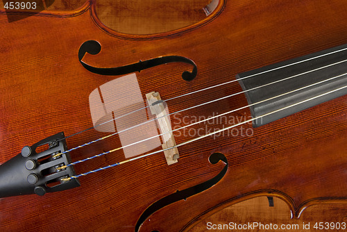 Image of cello or violin