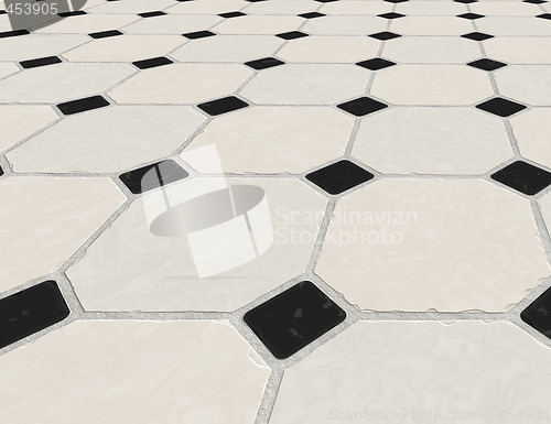 Image of marble tiled floor