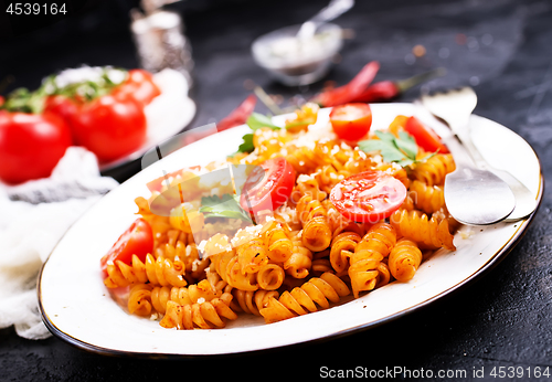 Image of pasta with sauce