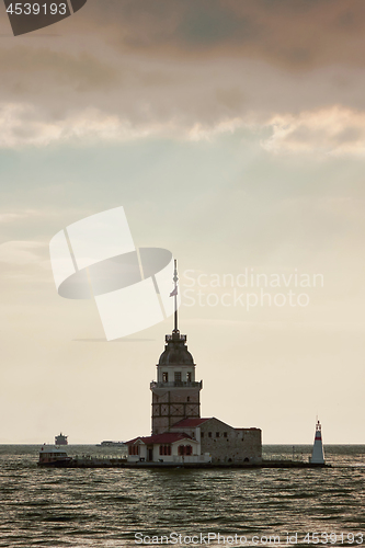 Image of Maiden\'s Tower in Istanbul, Turkey