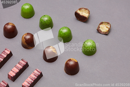 Image of Colorful candies background