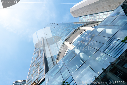 Image of Frankfurt Germany with some skyscrapers