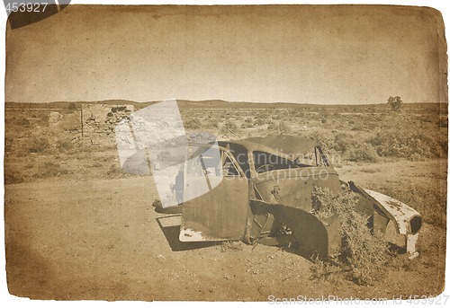 Image of old car photograph