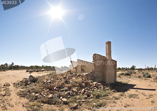 Image of old ruins in the sun