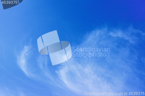 Image of Cumulus Clouds in Blue Sky