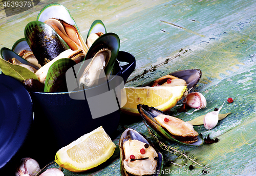 Image of Boiled Green Mussels