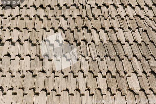 Image of Wooden Roof Background