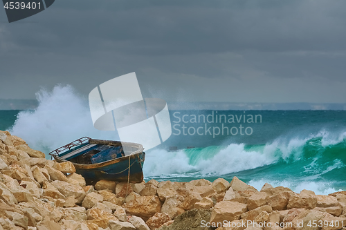 Image of Boat on the Stony Shore