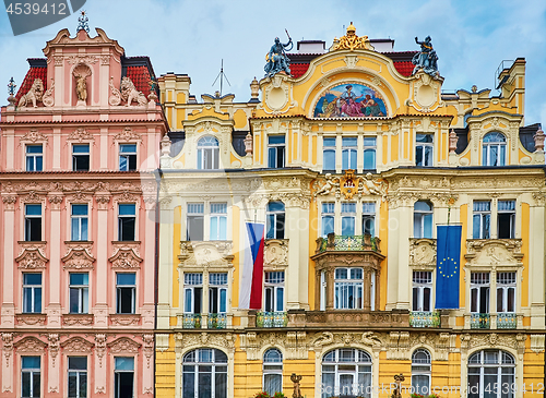 Image of Facades of an Old Buildings