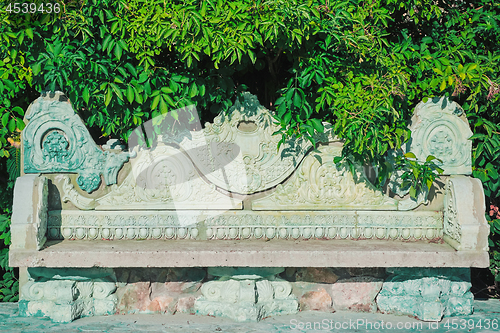 Image of Old Stone Bench