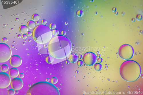 Image of Rainbow abstract background picture made with oil, water and soap
