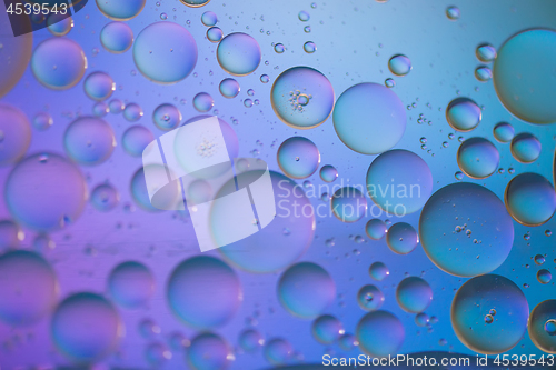 Image of Multicolored abstract background picture made with oil, water and soap