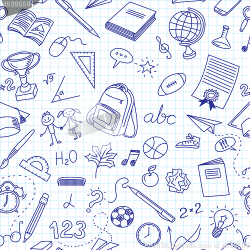 Image of Back To School Seamless Pattern