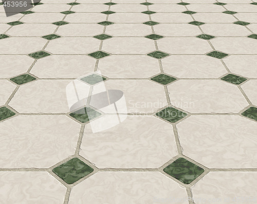 Image of marble tiled floor