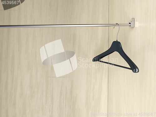 Image of Empty coat hanger