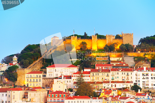 Image of Lisbon Castle view, Portugal