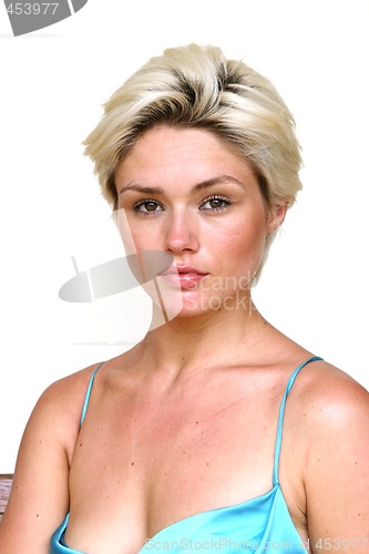 Image of Gorgeous blond woman 