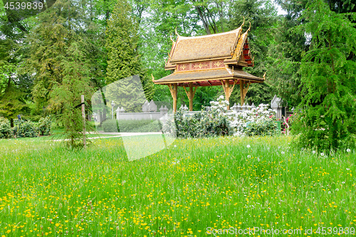 Image of pagoda Thai-Sala in Bad Homburg Germany