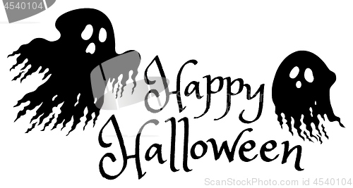 Image of Happy Halloween sign concept image 1