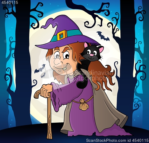Image of Witch with cat topic image 6