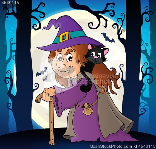 Image of Witch with cat topic image 6