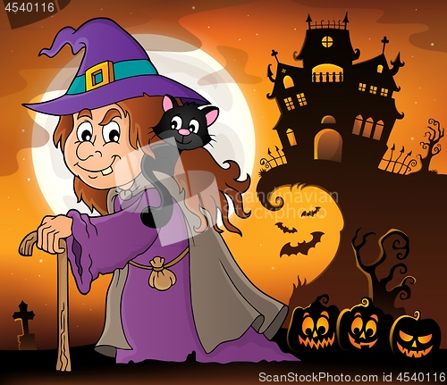 Image of Witch with cat topic image 4