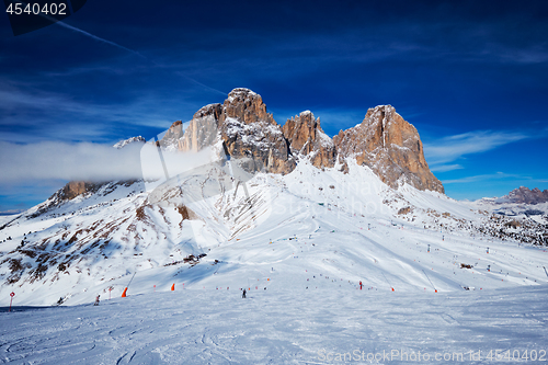 Image of Ski resort in Dolomites, Italy