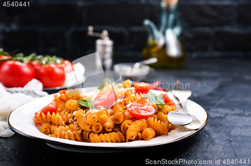 Image of pasta with sauce