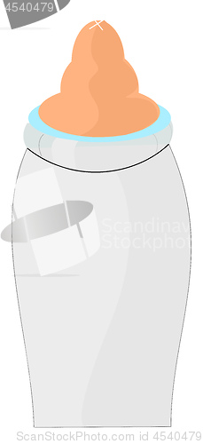 Image of Bottle vector color illustration.