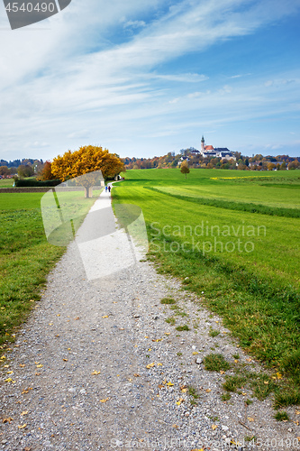 Image of view of Andechs monastery at Bavaria, Germany