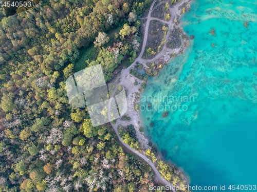 Image of flight over borrow pit Hartheim Germany