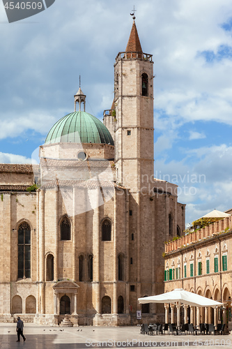 Image of Piazza del Popolo in Ascoli Piceno Italy