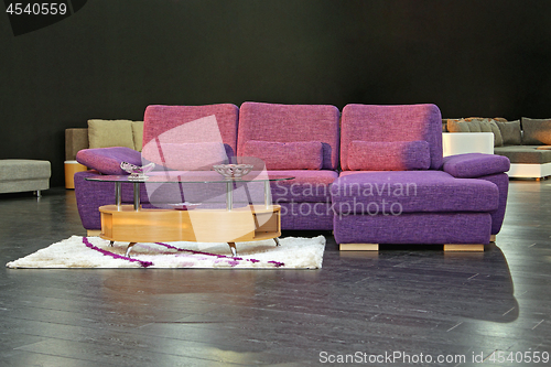 Image of Purple Sofa