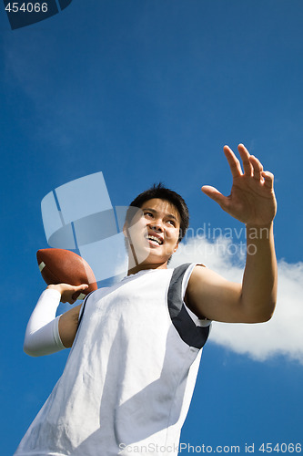 Image of Asian football player