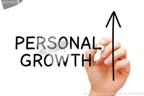 Image of Personal Growth And Development Arrow Concept