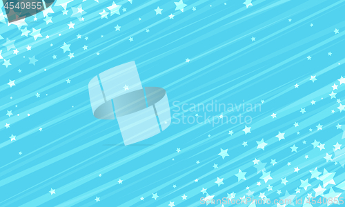 Image of blue stars background